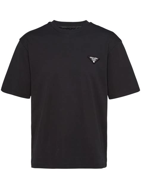 prada oversized tshirt|Cotton T.